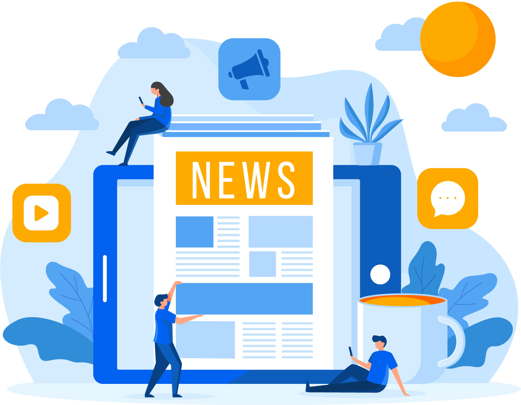 image d'illustration de Presse en ligne